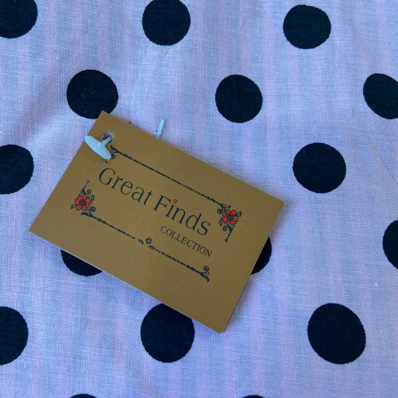 Polka Dot Stripe Square Placemats, 18x18, Pink/Black Reversible, 4 Piece - Picture 7 of 11